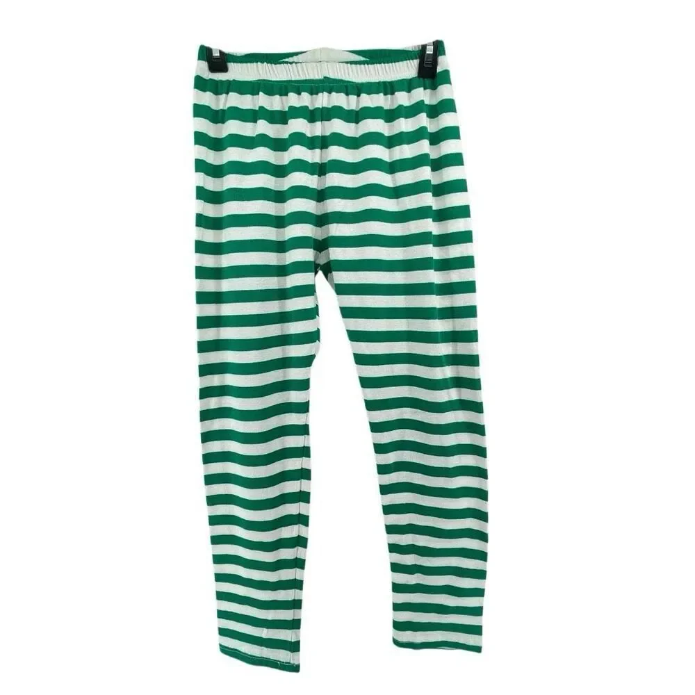 Family Feeling What The Elf Christmas Lounge Pajama Set Green Medium Cotton